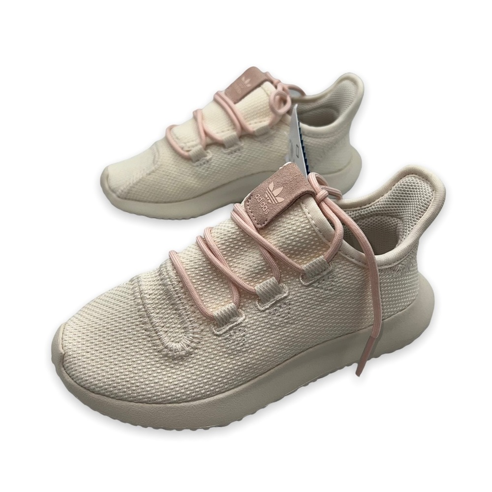 NEW Adidas Tubular Shadow Knit C Little Kid's Shoes White/Pink Girl’s Size 11K